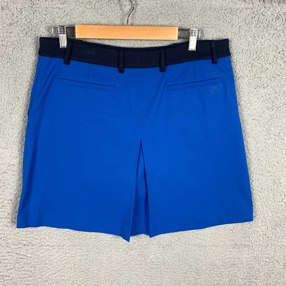 Tory Burch Sport Skirt Skort Womens Size Large L Blue Performance Golf Tennis